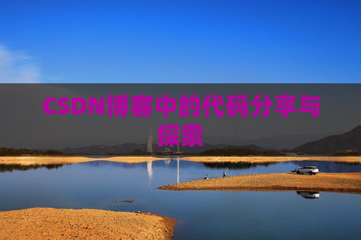 CSDN博客中的代码分享与探索